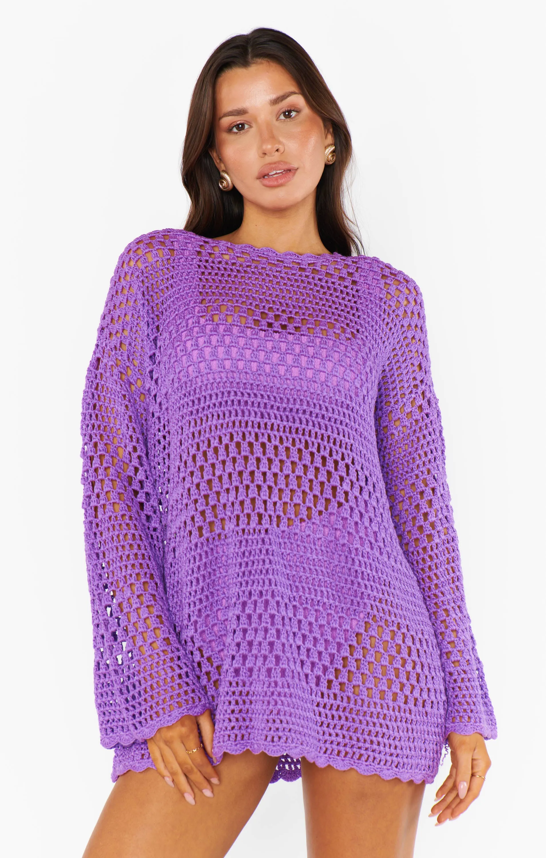 Paula Pullover ~ Ultra Violet Crochet