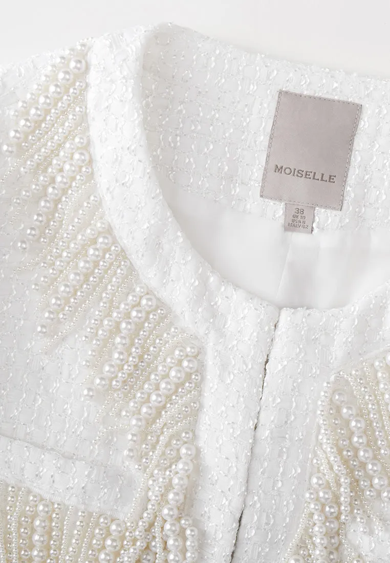 Pearl-detail Jacket