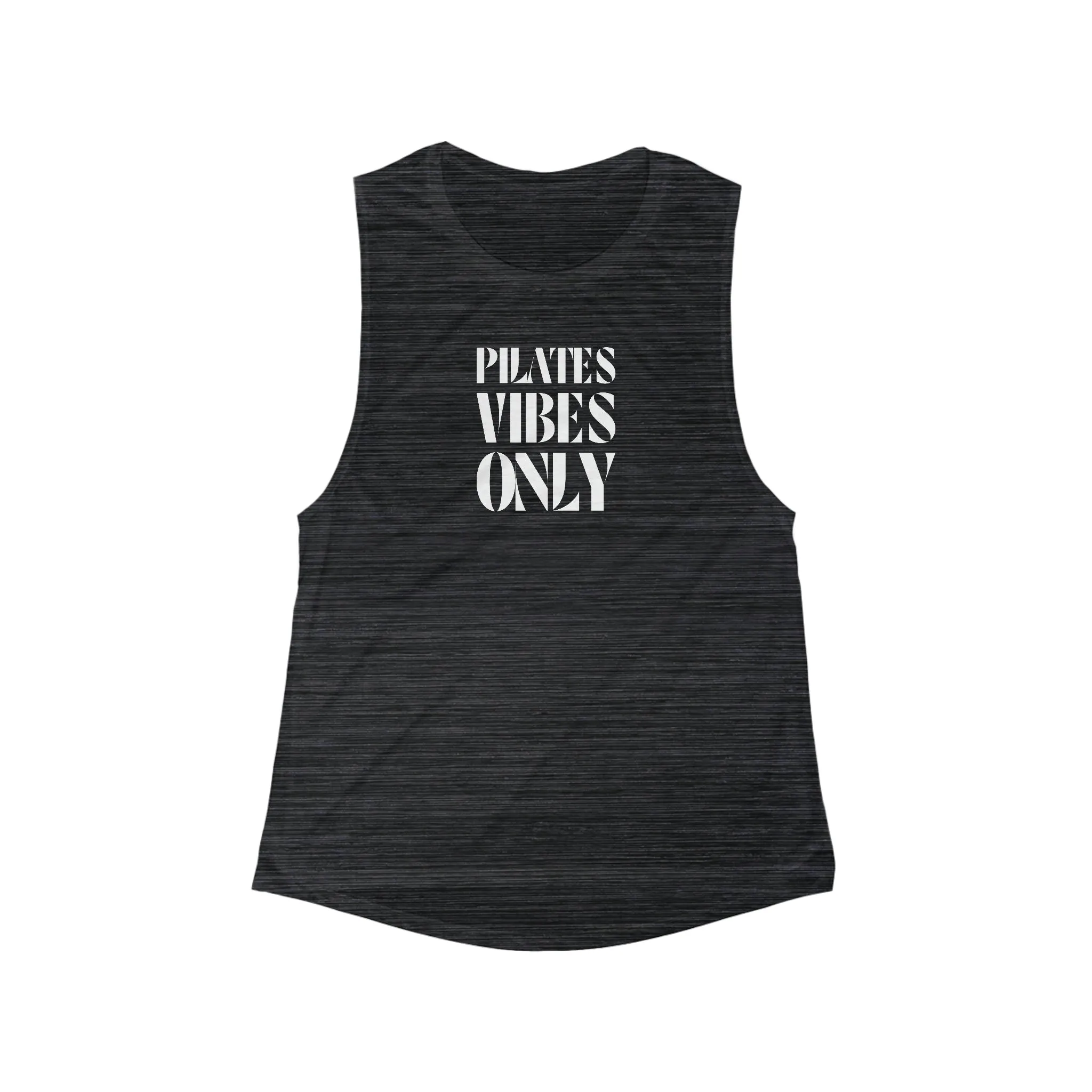 Pilates Vibes Only Flowy Scoop Muscle Tank