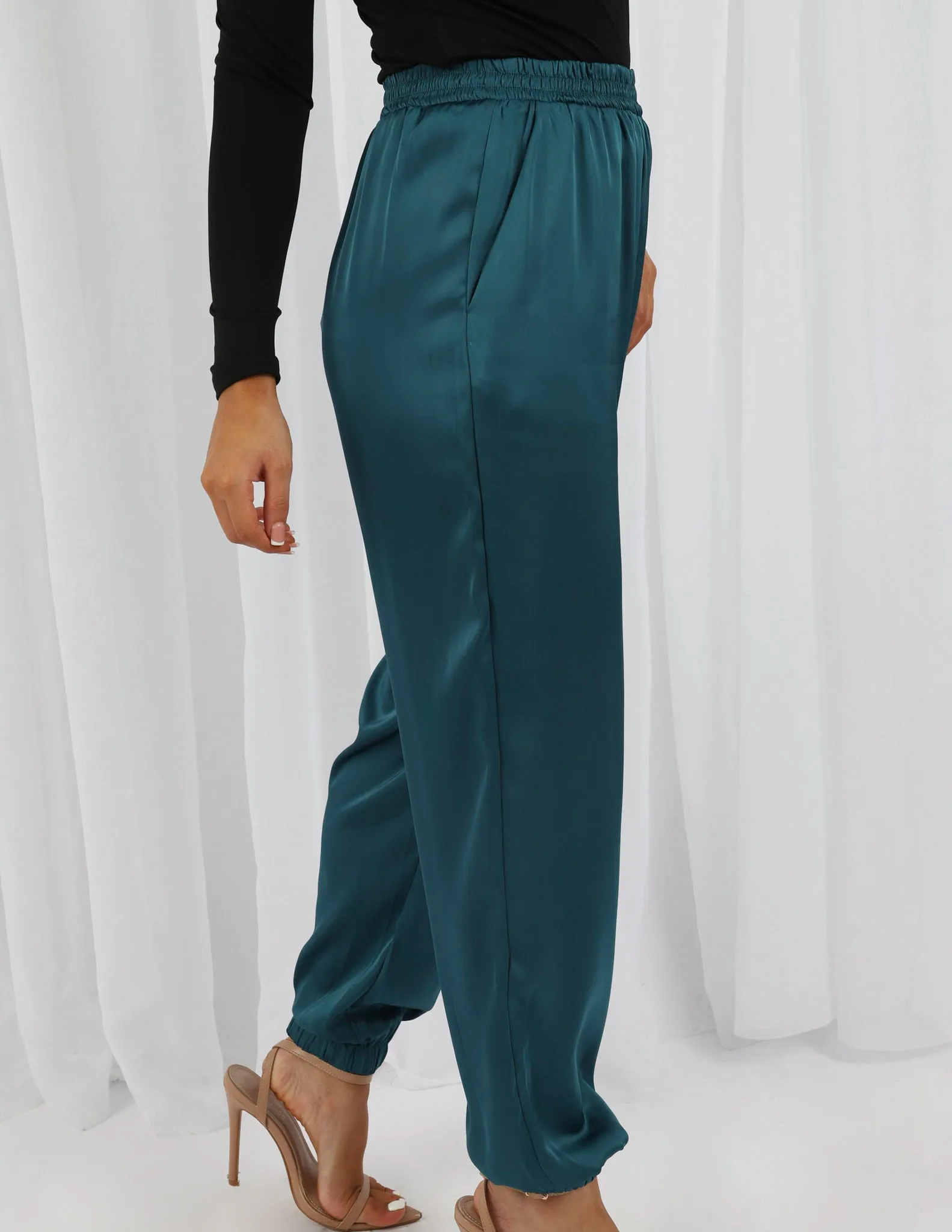 Porsha Satin Chino Pants