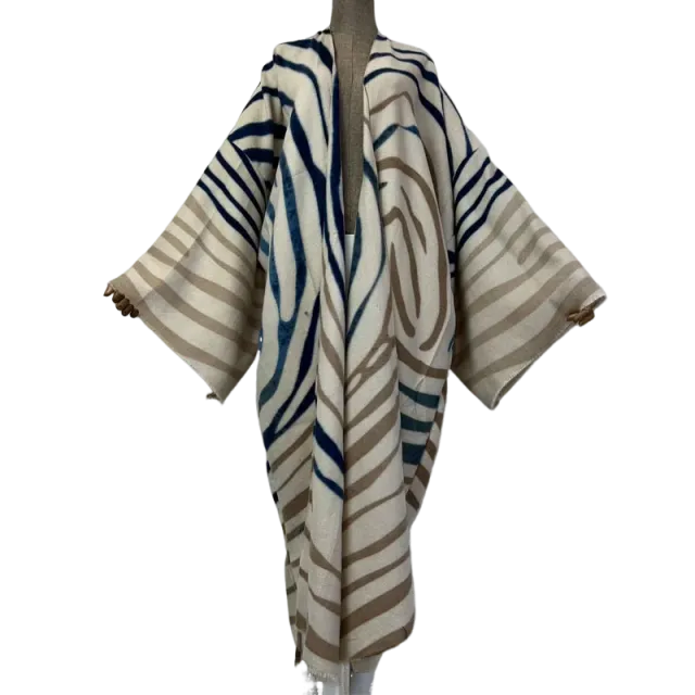 Pre Order: Wavy Stripe Maxi Cardigan - WINI