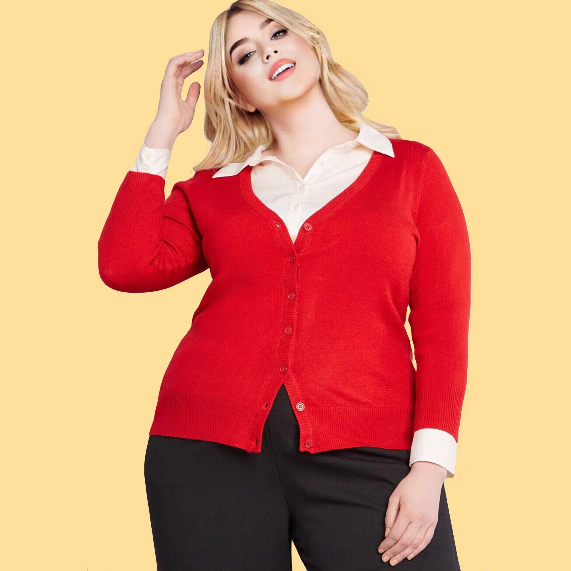 Prep in Your Step Plus Size Cardigan