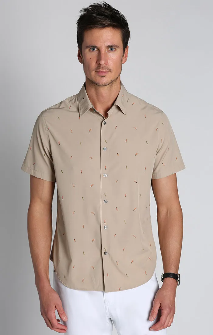 Print Gravityless Short Sleeve Shirt