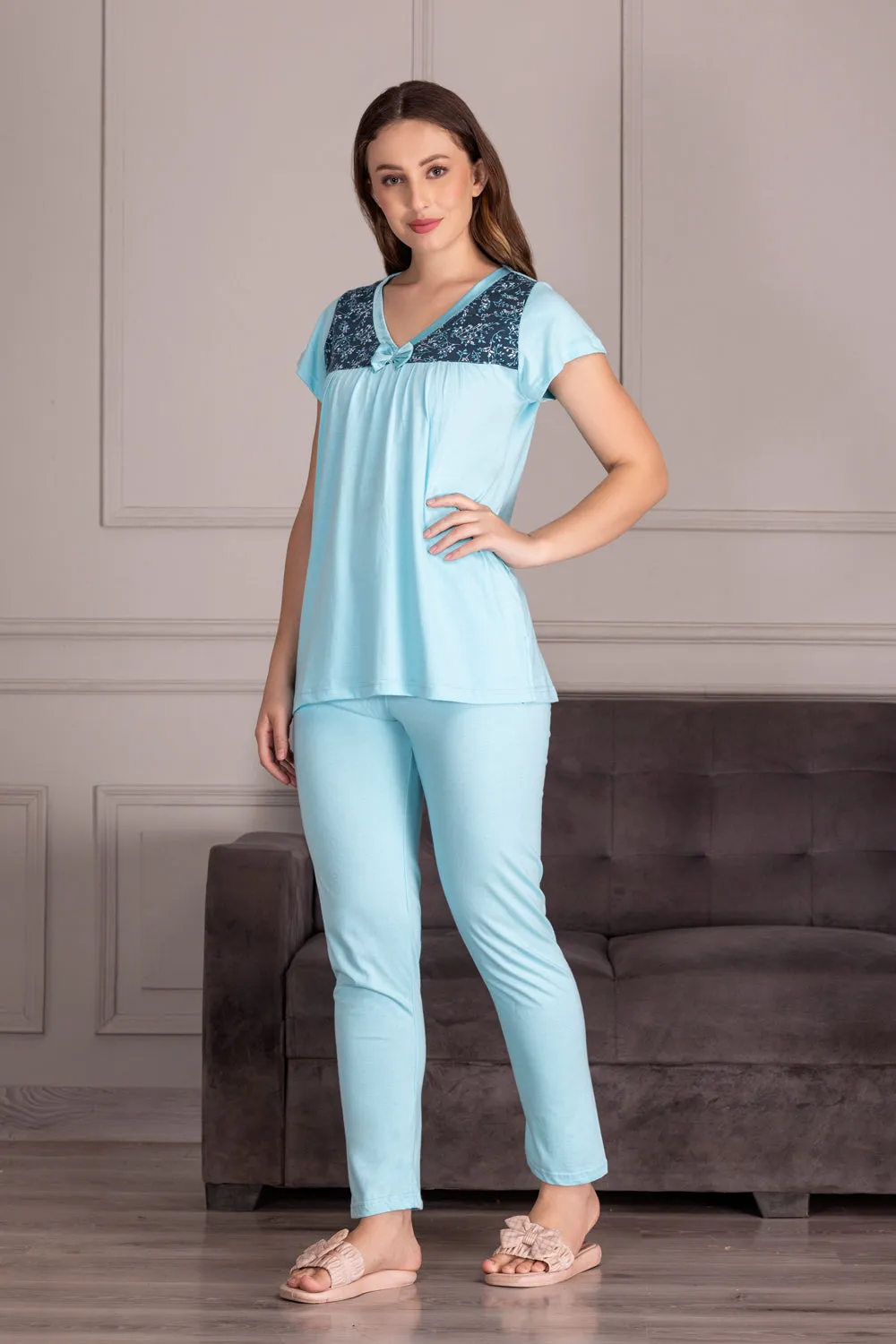 Pure Cotton Summer Night suit