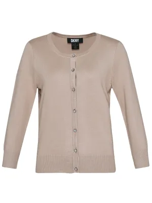 Rayon Spandex Emellished Button Cardigan