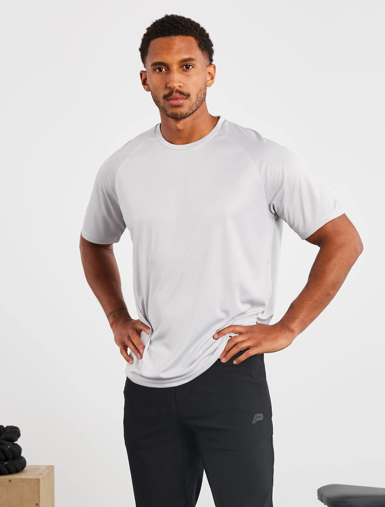 Relaxed Fit Training T-Shirt - Grey