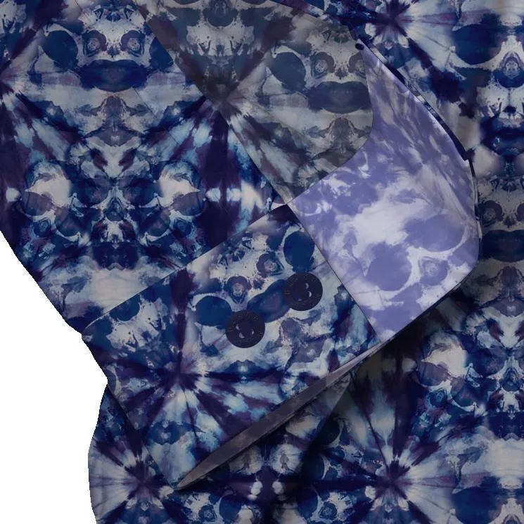 Rorschach Skulls Hidden Button Shirt