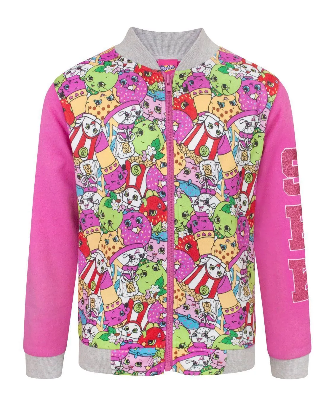 Shopkins Girls Pink Bomber Jacket