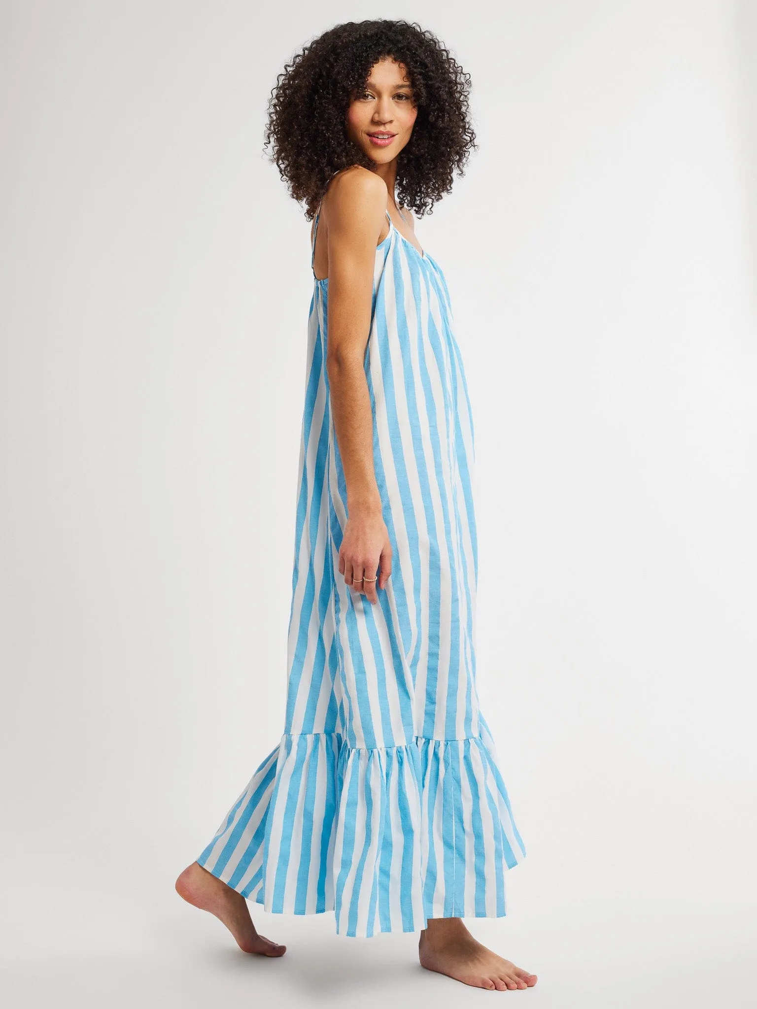 Sienna Dress in Atoll Stripe