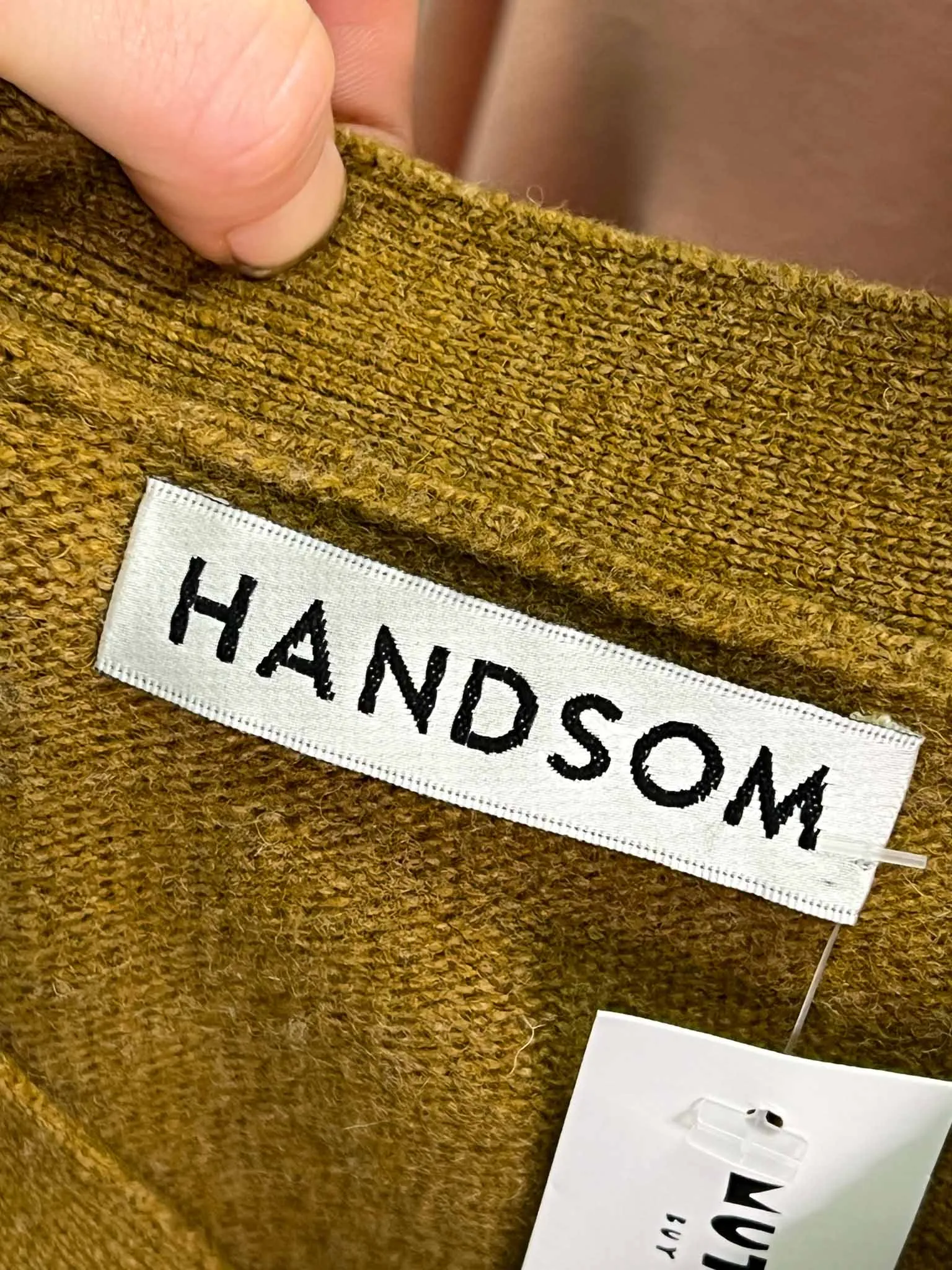 Size XS - Handsom Brown Merino Cardigan