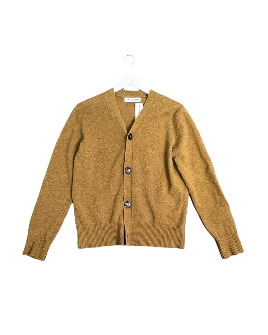 Size XS - Handsom Brown Merino Cardigan