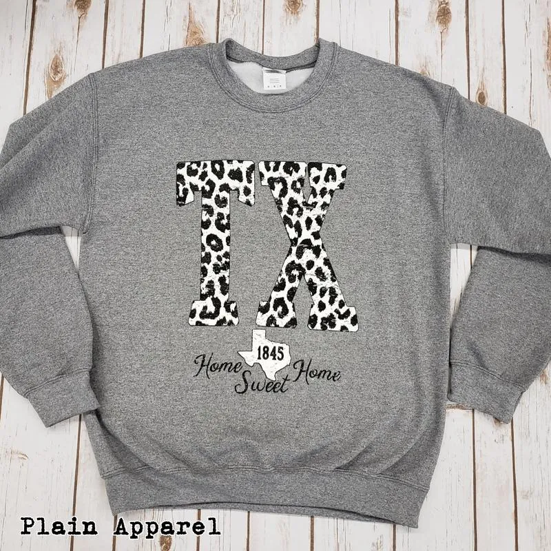 Snow Leopard State Sweatshirt (AR, KS, MO, OK, TX, GA, SD, WV)