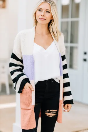 Something About You Black Colorblock Cardigan