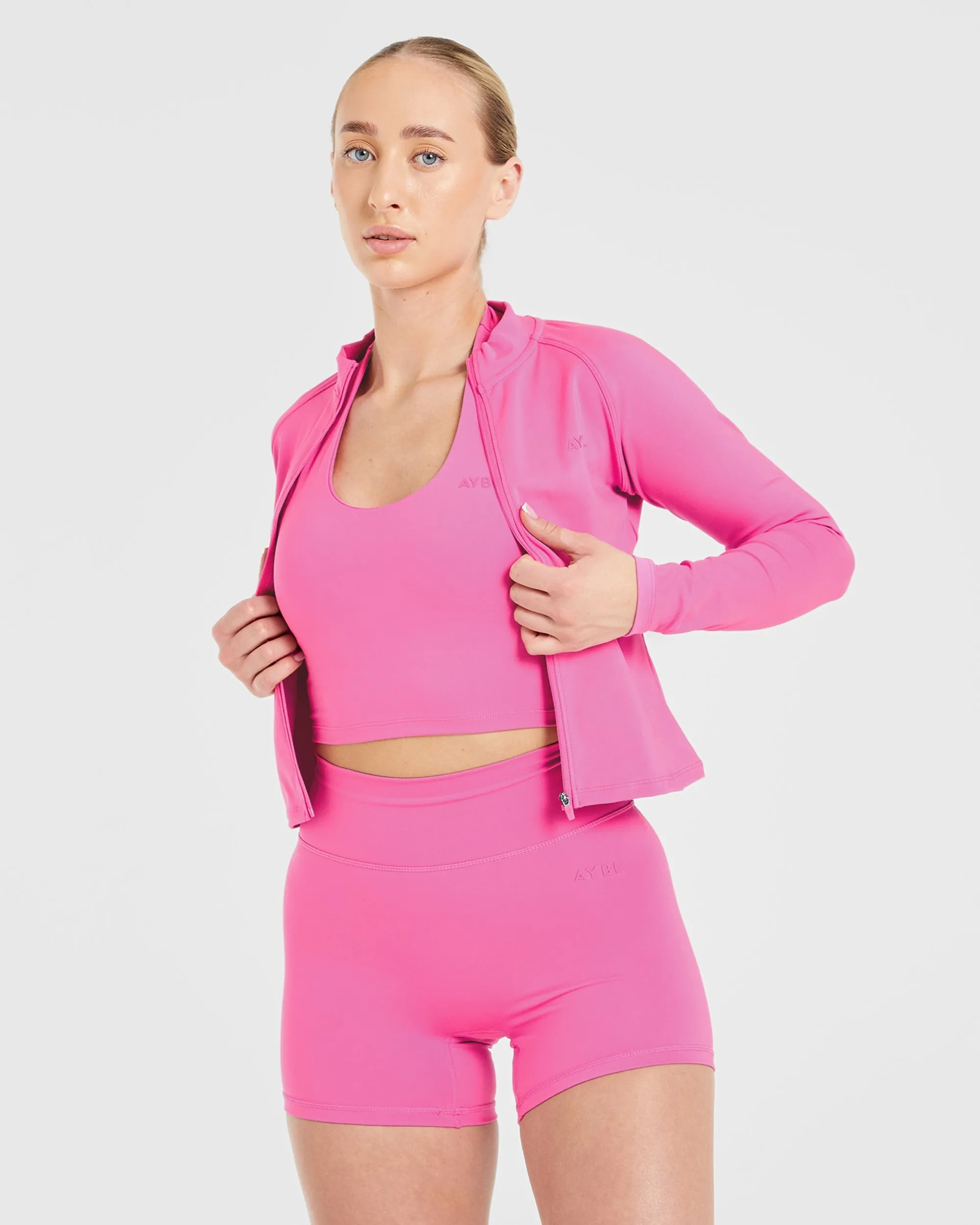 Staple Zip Jacket - Summer Pink