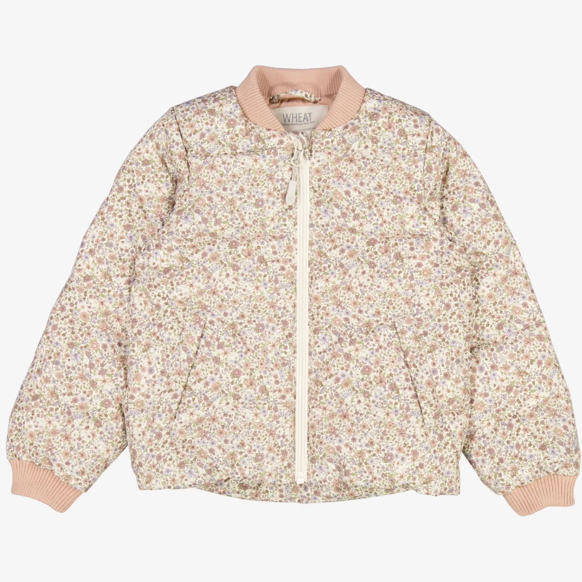 Summer Puffer Jacket Malo - summer flowers