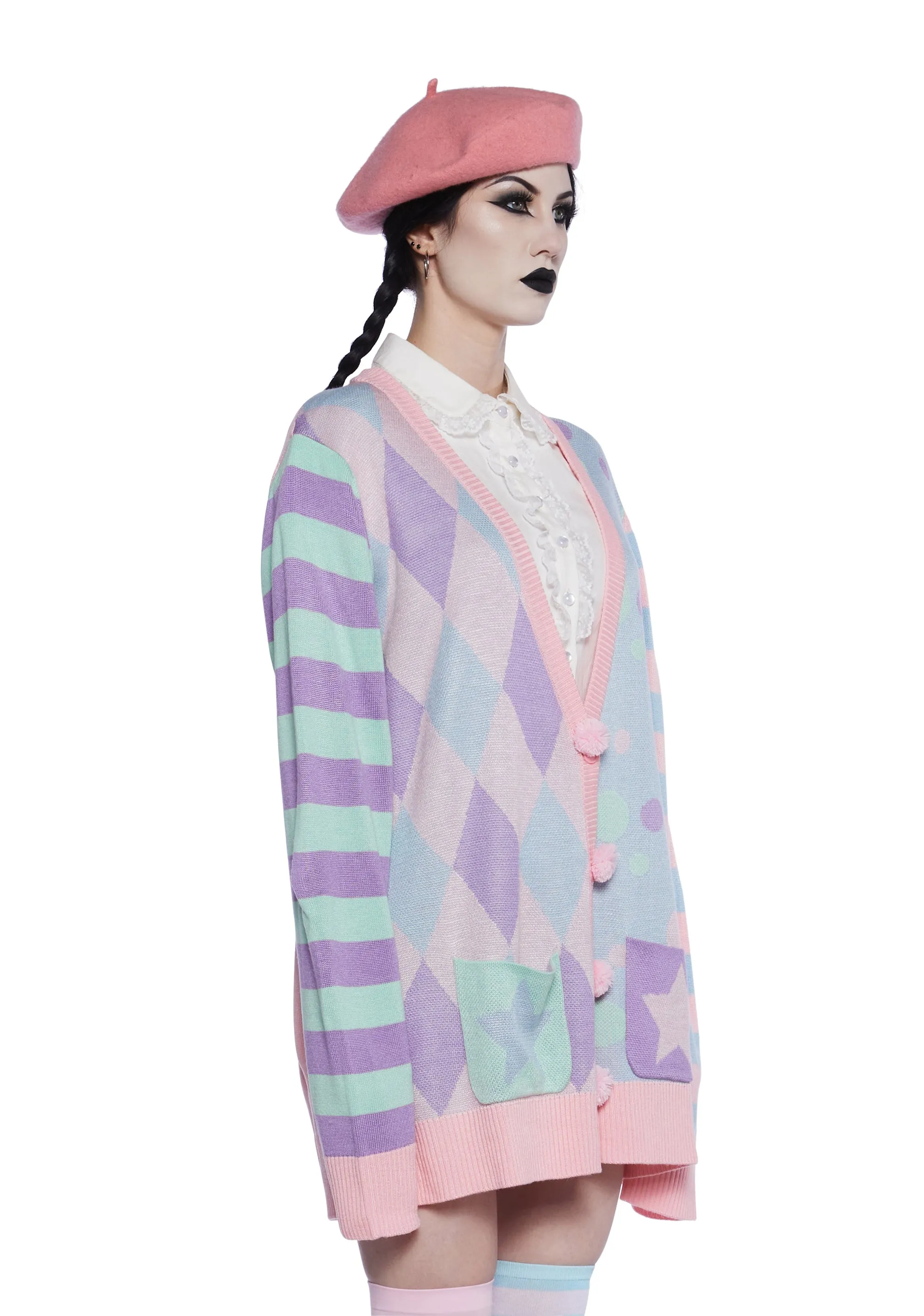 Sweet Circus Tricks Knit Cardigan