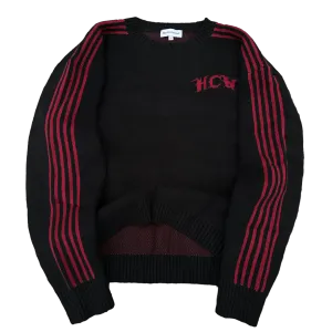 TRACK KNIT (BLACK/RED)