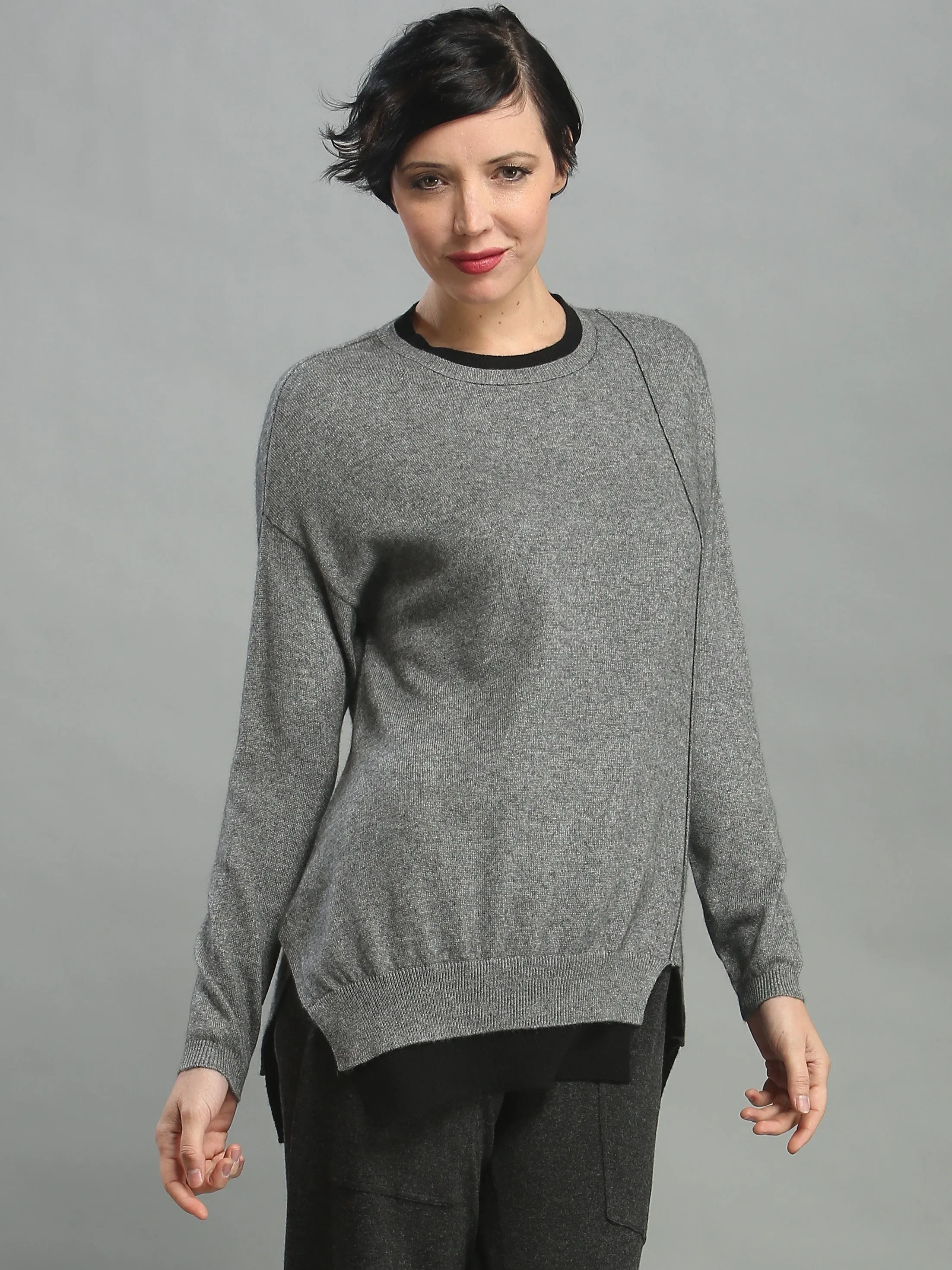 Two-fer Crewneck Sweater