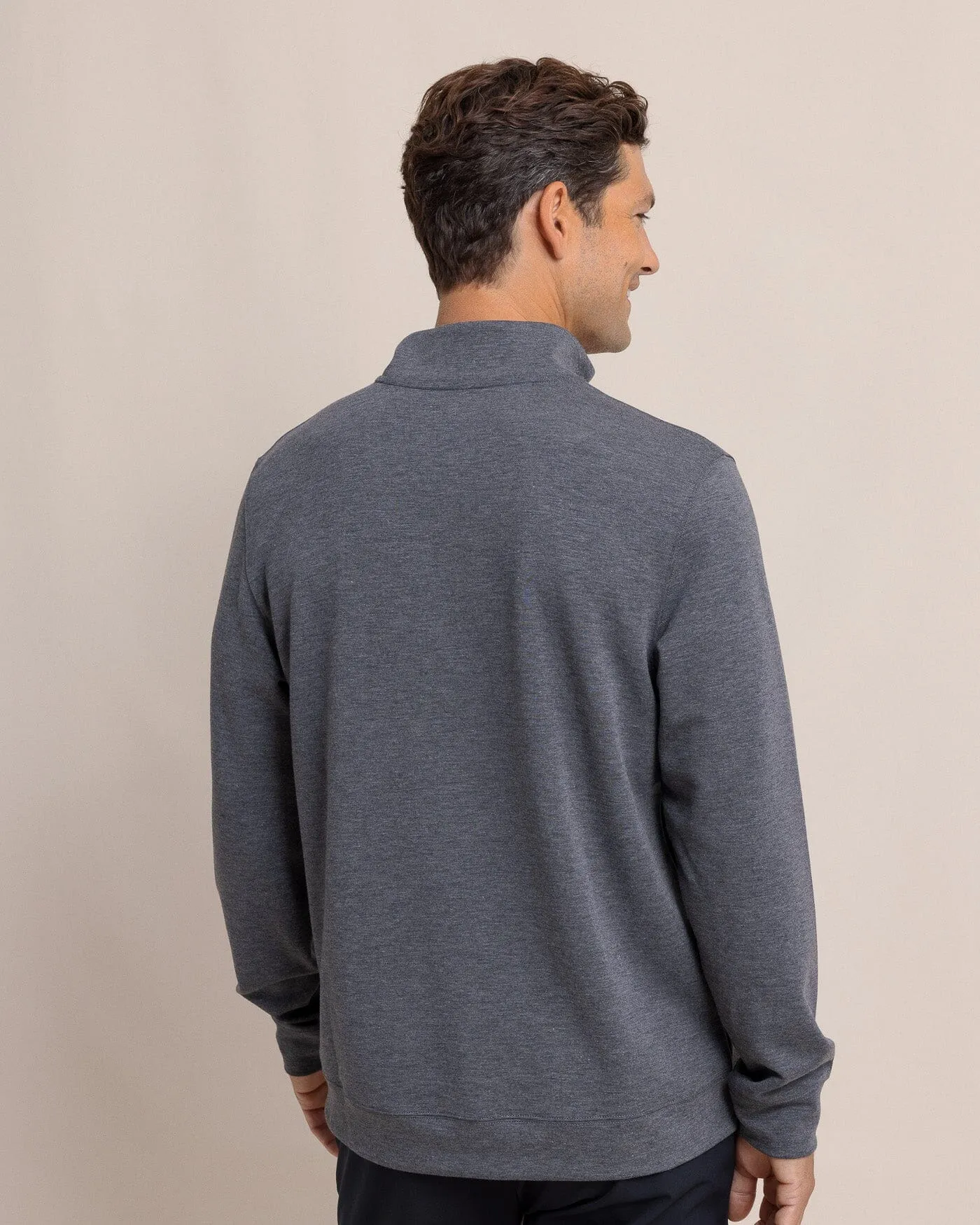 Whyche Interlock Heather Quarter Zip