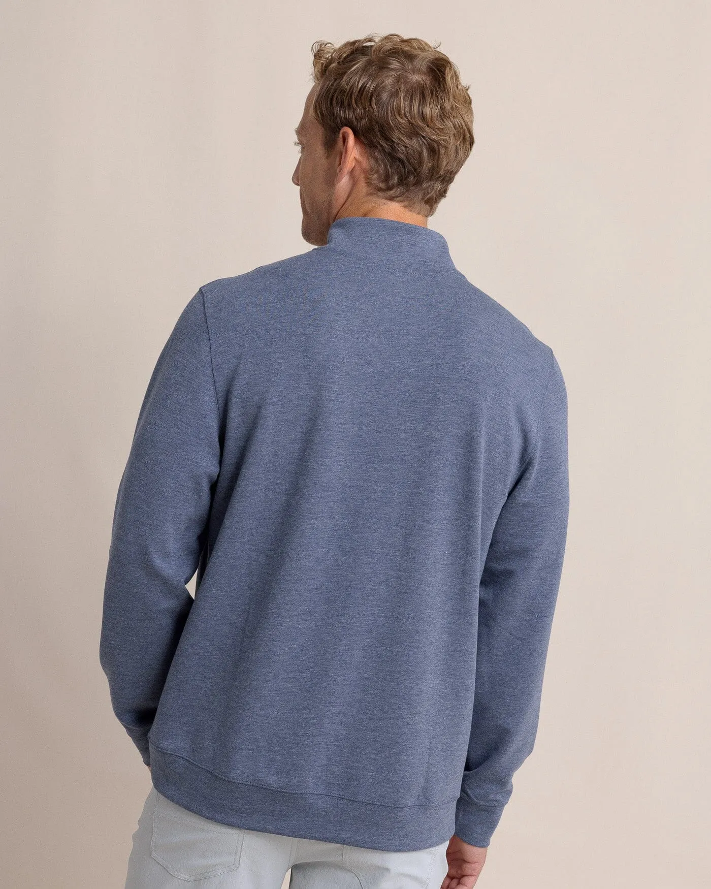 Whyche Interlock Heather Quarter Zip