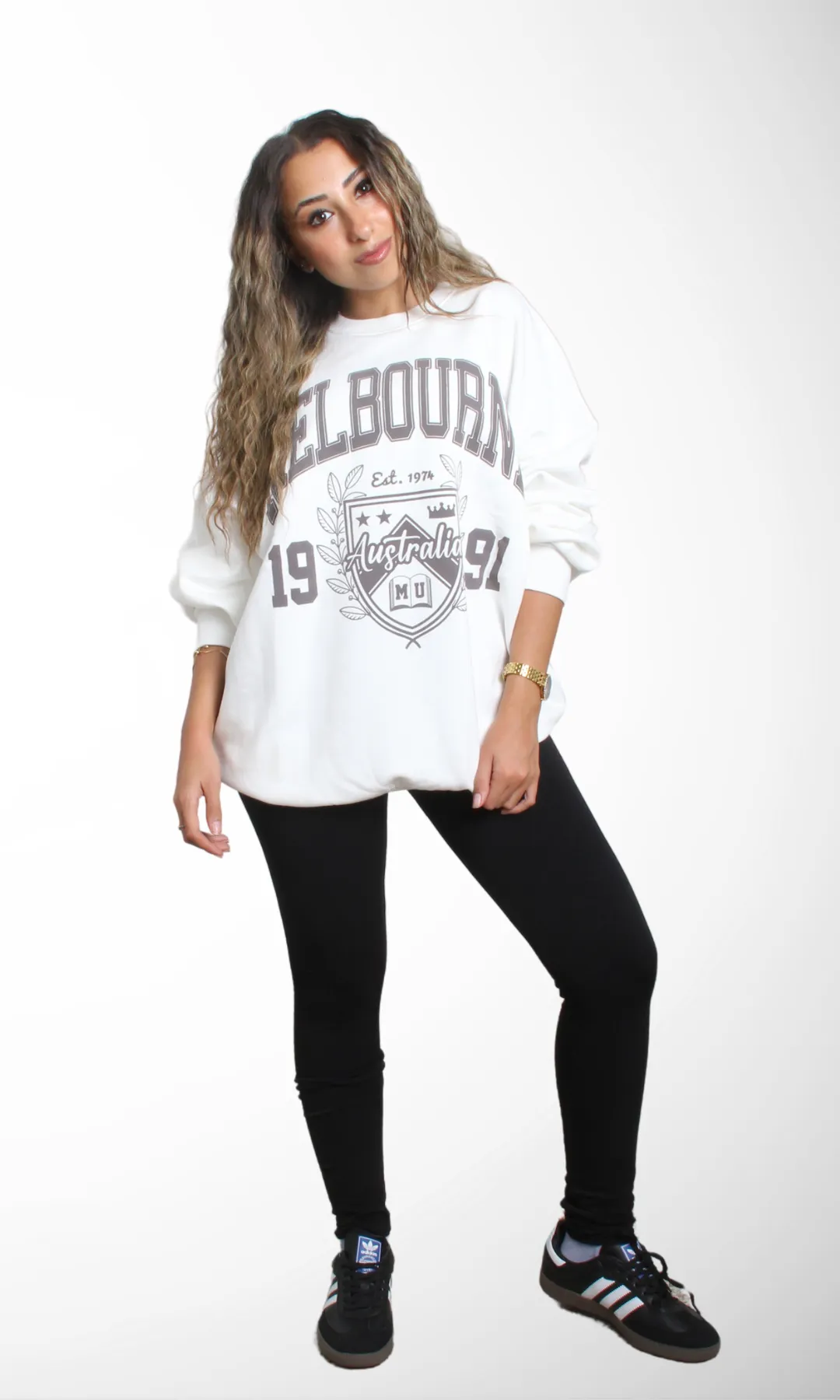 Women Milton Sweatshirt (White)