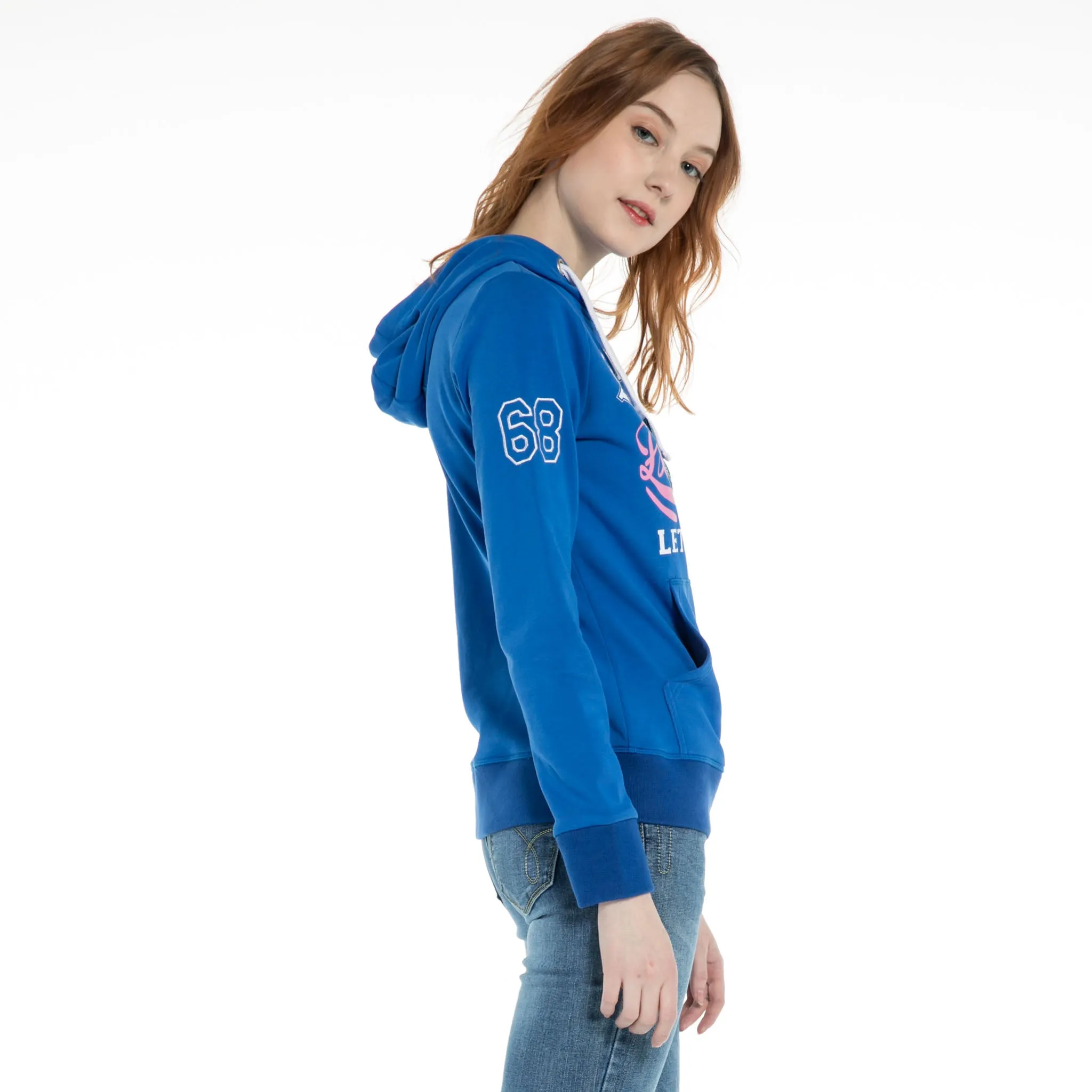 Women's Classic Jumper Contrast color Hoodie Sweatshirt