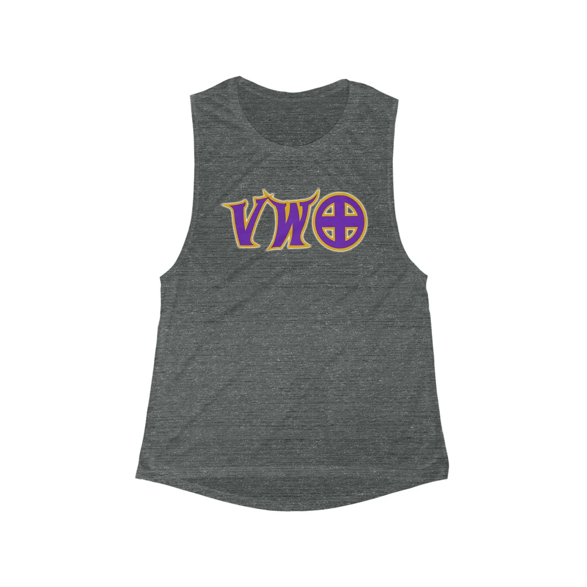 Women's Flowy Scoop Muscle Tank - V-W-O