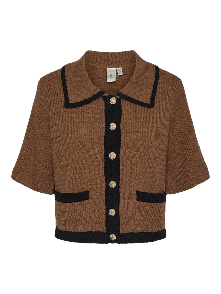 YAS Kloma - Kortærmet cardigan